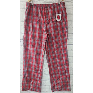 Ohio State Authentic Apparel Pajama Pants Women's Medium Gray Red Oversized